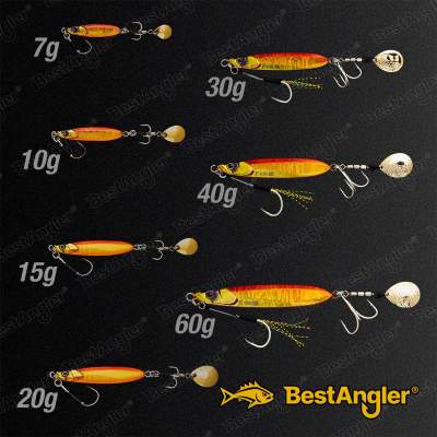 Jackall Big Backer E-Blade 60g Blu & Rosa
