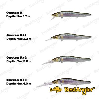 Megabass Vision ONETEN R+2 M STARDUST SHAD II - 8