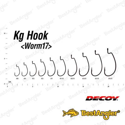 DECOY Worm 17 Kg Hook #1/0 - 808023