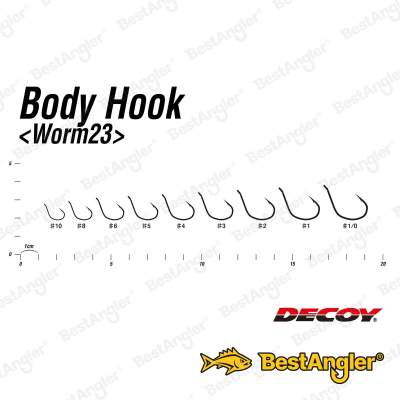 DECOY Worm 23 Body Hook #6 - 819692