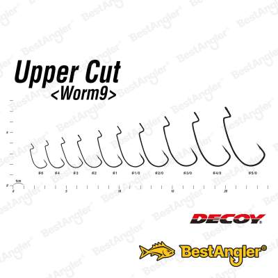 DECOY Worm 9 Upper Cut #4/0 - 802076