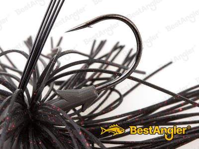 Keitech Tungsten Rubber Jig Model II (Ver. 2.0) Black / Red