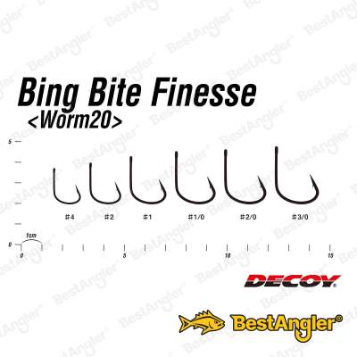 DECOY Worm 20 Big Bite Finesse #2/0 - 812938