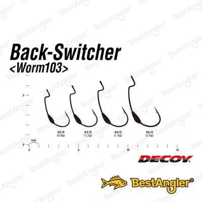 DECOY Worm 103 Back Switcher #3/0 - 813416