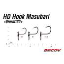DECOY Worm 120 HD Hook Masubari #1/0 - 818350