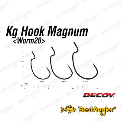 DECOY Worm 26 Kg Hook Magnum #10/0 - 400982
