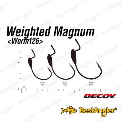 DECOY Worm 126 Weighted Magnum #6/0 - 401729