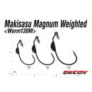 DECOY Worm 130M Makisasu Hook Magnum Weighted #10/0 - 405741