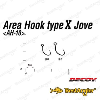 DECOY Area Hook Type X Jove #8 - 827543