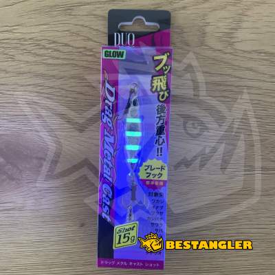 DUO Drag Metal Cast Shot 15g Zebra Glow PJA0101 - UV