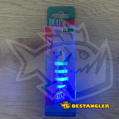 DUO Drag Metal Cast SLOW 40g Zebra Glow - PDA0101 - UV