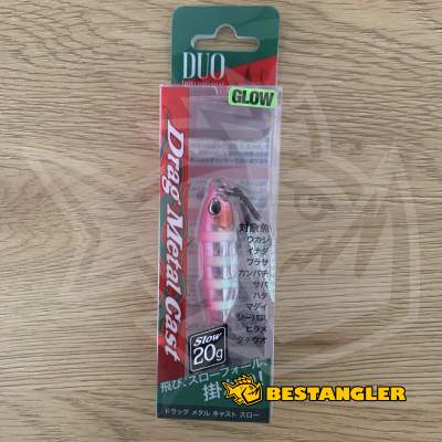 DUO Drag Metal Cast SLOW 20g Pink Zebra Glow - PDA0171
