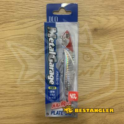 DUO Metal Garage Plate Jig 40g Red Head Holo PHA0001