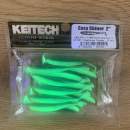 Keitech Easy Shiner 2" Chartreuse Thunder - CT#12 - UV