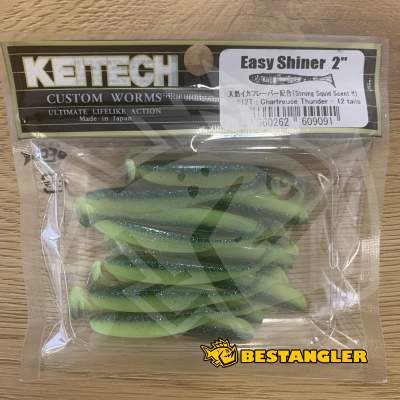 Keitech Easy Shiner 2" Chartreuse Thunder - CT#12