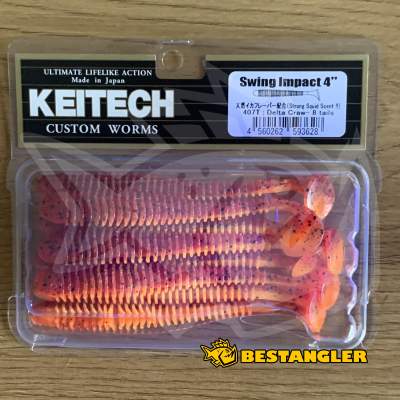 Keitech Swing Impact 4" Delta Craw - #407 - UV