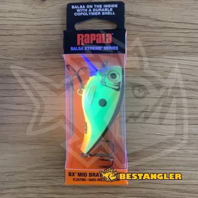 Rapala BX Mid Brat 05 Chartreuse Shad - BXMB05 CSD - UV