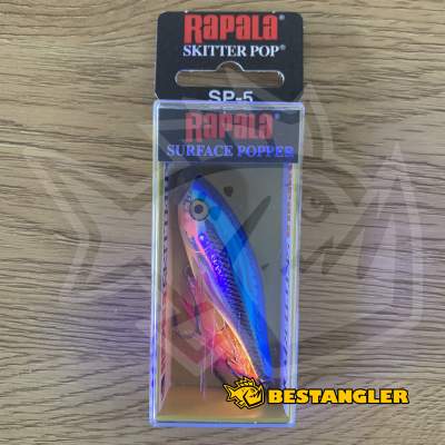 Rapala Skitter Pop 05 Silver Blue - SP05 SB - UV