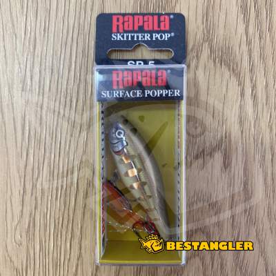 Rapala Skitter Pop 05 Striped Grey Shiner - SP05 STGS