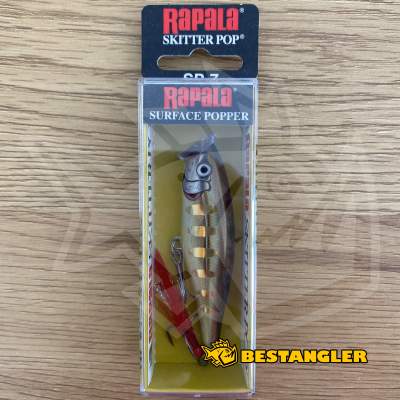 Rapala Skitter Pop 07 Striped Grey Shiner - SP07 STGS