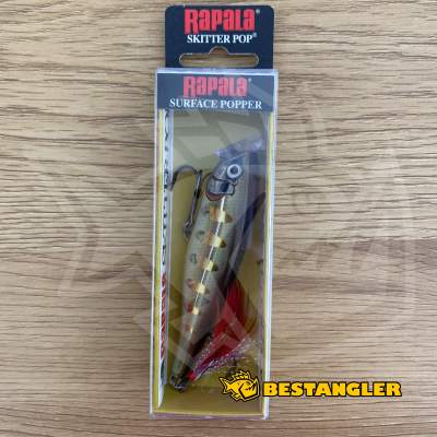 Rapala Skitter Pop 09 Striped Grey Shiner - SP09 STGS