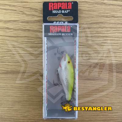 Rapala Shallow Shad Rap 05 Silver Fluorescent Chartreuse - SSR05 SFC