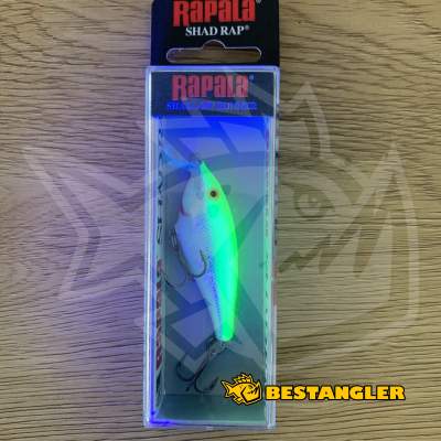 Rapala Shallow Shad Rap 05 Silver Fluorescent Chartreuse - SSR05 SFC - UV