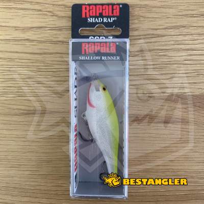 Rapala Shallow Shad Rap 07 Silver Fluorescent Chartreuse - SSR07 SFC