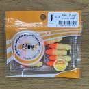 FishUp Pupa 1.2" #135 Cheese / Hot Orange