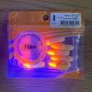 FishUp Pupa 1.2" #135 Cheese / Hot Orange - UV