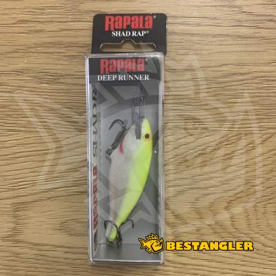 Rapala Shad Rap 07 Silver Fluorescent Chartreuse - SR07 SFC