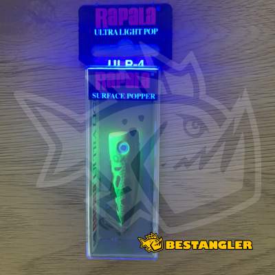 Rapala Ultra Light Pop 04 Lime Frog - ULP04 LF - UV
