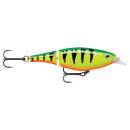 Rapala X-Rap Jointed Shad 13 Fire Perch - XJS13 FP