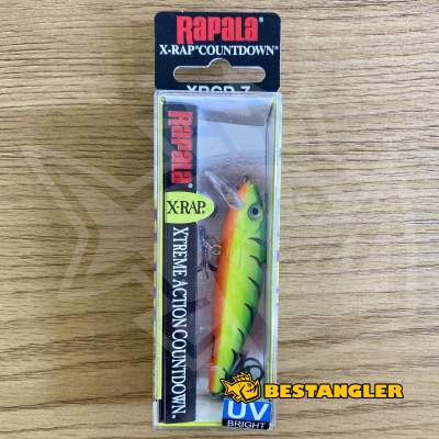 Rapala X-Rap Countdown 07 Firetiger UV - XRCD07 FTU