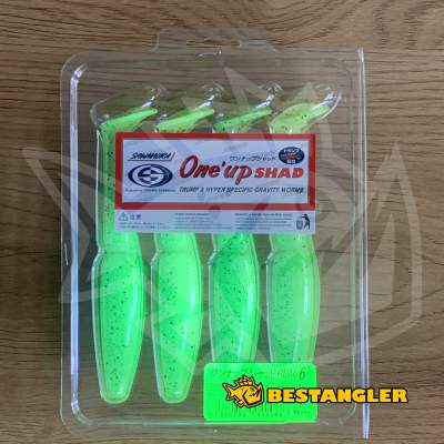 Sawamura One Up Shad 6" #086 Apple Green Chart - UV