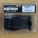 Keitech Easy Shiner 3.5" Black - #001