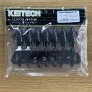 Keitech Crazy Flapper 3.6" Black - #001