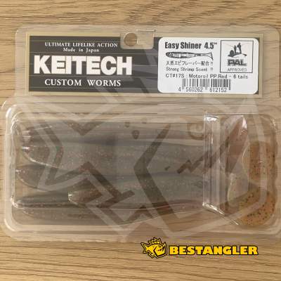 Keitech Easy Shiner 4.5" Motoroil PP. Red - CT#17