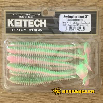 Keitech Swing Impact 4" Electric Chicken - BA#01 - UV