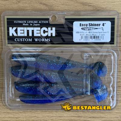 Keitech Easy Shiner 4" Black Blue - #413