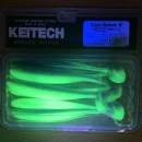 Keitech Easy Shiner 4" Chartreuse Thunder - CT#12 - UV