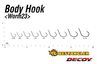 DECOY Worm 23 Body Hook #1/0 - 819753