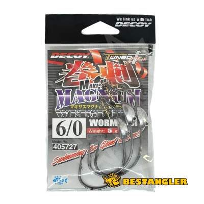 DECOY Worm 130M Makisasu Hook Magnum Weighted #6/0