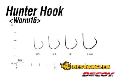DECOY Worm 16 Hunter Hook #1/0 - 808634