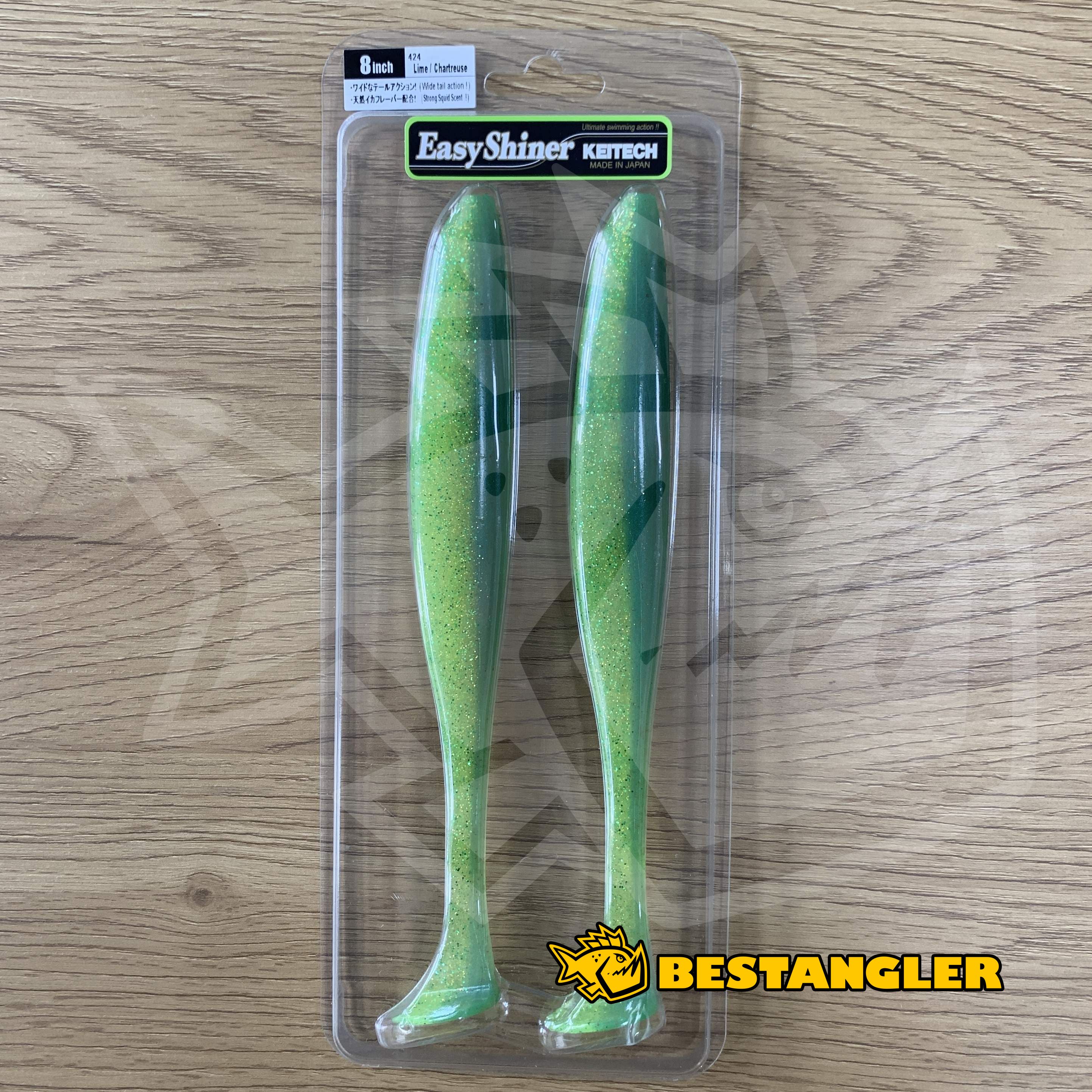 Keitech Easy Shiner 8 Lime / Chartreuse