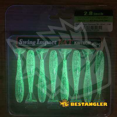 Keitech FAT Swing Impact 2.8" Purple Chartreuse - BA#03 - UV