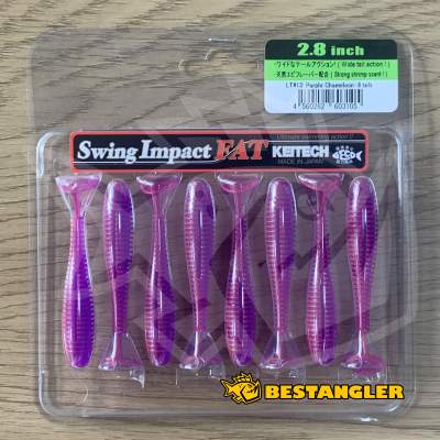 Keitech FAT Swing Impact 2.8" Purple Chameleon - LT#13