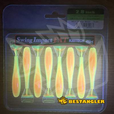 Keitech FAT Swing Impact 2.8" Orange Shiner - #441 - UV