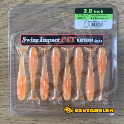 Keitech FAT Swing Impact 2.8" Orange Shiner - #441