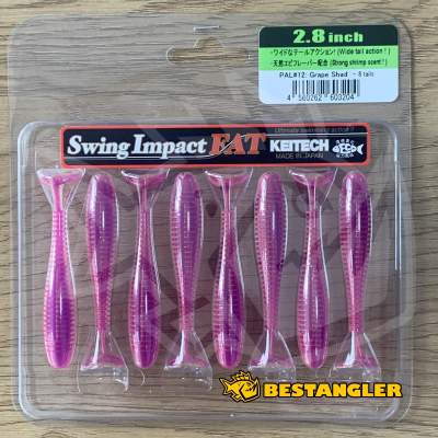 Keitech FAT Swing Impact 2.8" Grape Shad - PAL#01